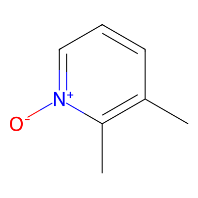 Chemical structure of 2,3-Lutidine-N-oxide