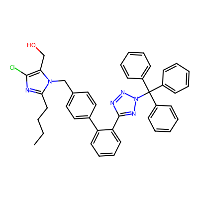 Chemical structure of Losartan EP Impurity H