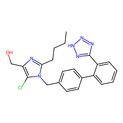 Chemical structure of Losartan EP Impurity C