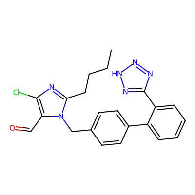 Chemical structure of Losartan EP Impurity K