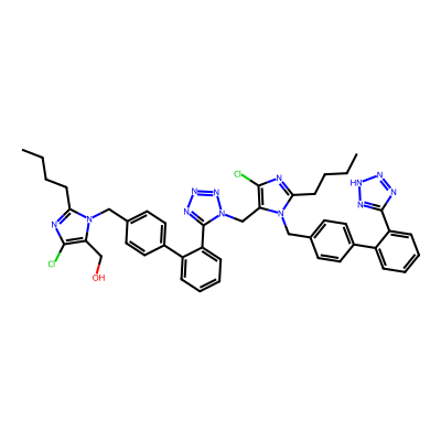 Chemical structure of Losartan EP Impurity L