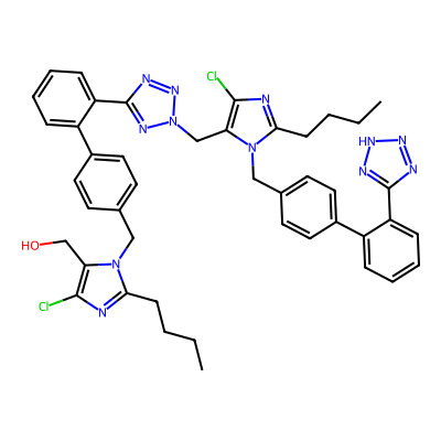 Chemical structure of Losartan EP Impurity M