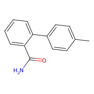 Chemical structure of 4’-Methylbiphenyl-2-carboxamide