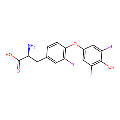 Chemical structure of Levothyroxine EP Impurity K.