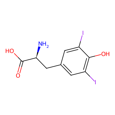 Chemical structure of Liothyronine EP Impurity B