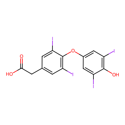 Chemical structure of Liothyronine EP Impurity D