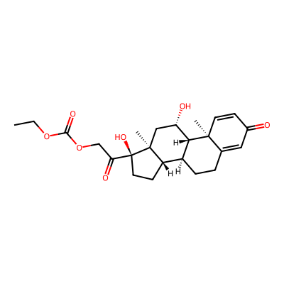 Chemical structure of Loteprednol Impurity 8