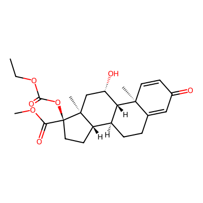 Chemical structure of Loteprednol Impurity 9