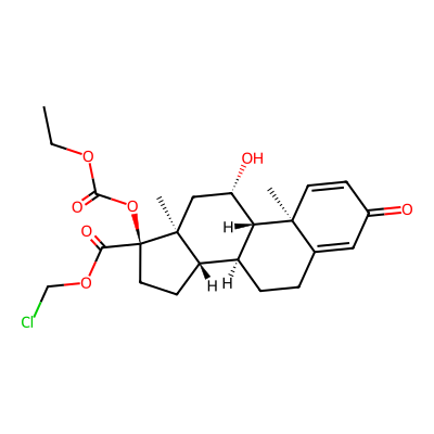 Chemical structure of Loteprednol Impurity 10