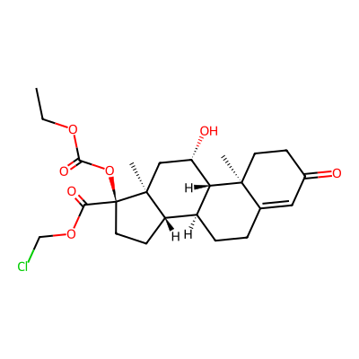 Chemical structure of Loteprednol Impurity 13