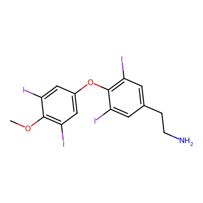 Chemical structure of Levothyroxine Impurity G