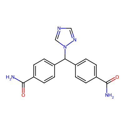 Chemical structure of Letrozole Diamide