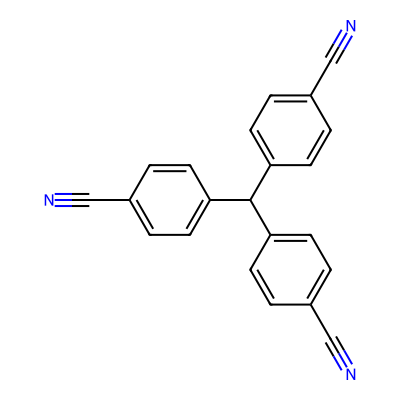 Chemical structure of Letrozole Impurity B