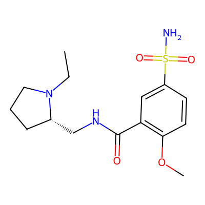 Chemical structure of Levosulpiride
