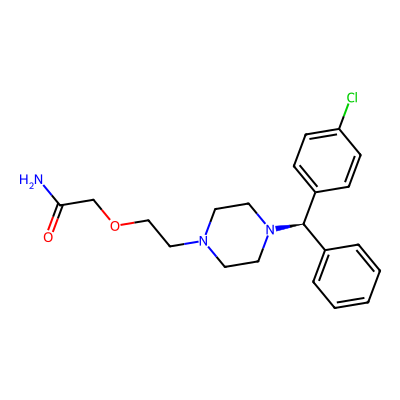 Chemical structure of Levocetirizine Amide