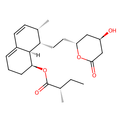 Chemical structure of Compactin