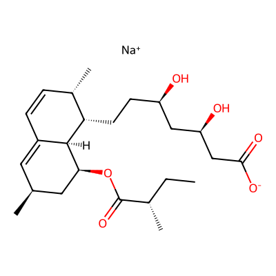 Chemical structure of Lovastatin Impurity B