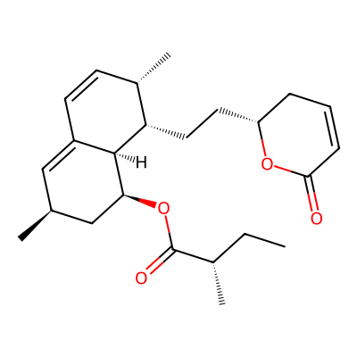 Chemical structure of Anhydro Lovastatin