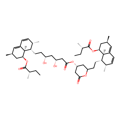 Chemical structure of Lovastatin Dimer
