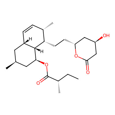 Chemical structure of Dihydrolovastatin