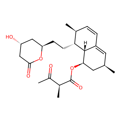 Chemical structure of Keto Lovastatin