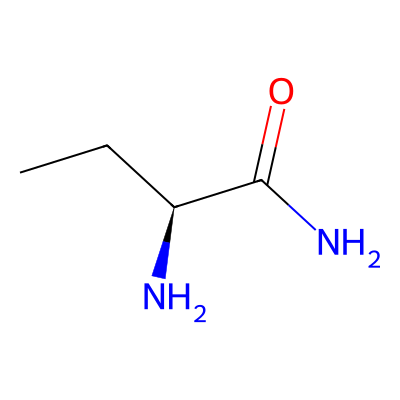 Chemical structure of (S)-2-Aminobutanamide