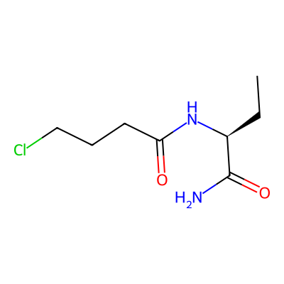 Chemical structure of Levetiracetam Related Compound A