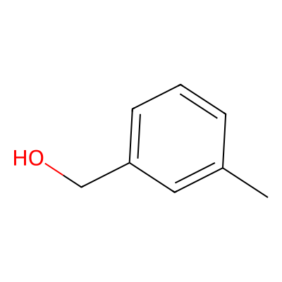 Chemical structure of 3-Methylbenzyl alcohol