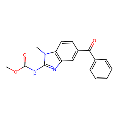 Chemical structure of Mebendazole Impurity D