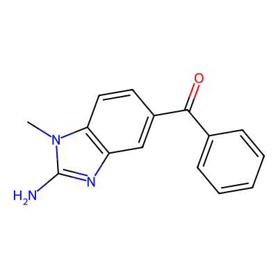Chemical structure of Mebendazole Impurity C