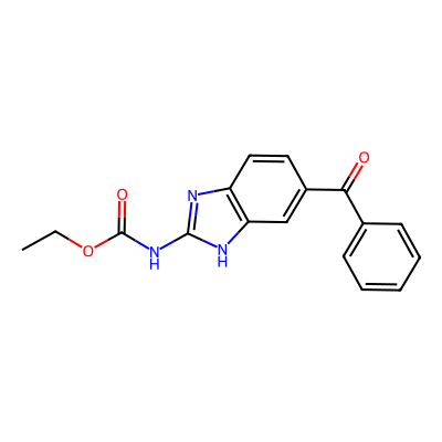 Chemical structure of Mebendazole Impurity E