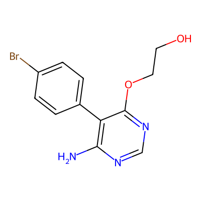 Chemical structure of Macitentan Hydroxy amine Impurity