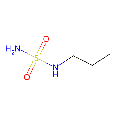 Chemical structure of N-Propylsulfuric Diamide