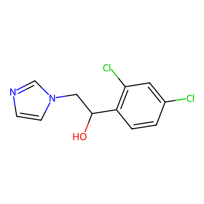 Chemical structure of Miconazole Impurity A