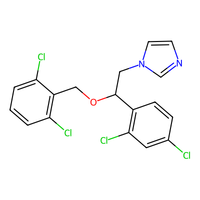 Chemical structure of Miconazole Impurity D (Freebase)