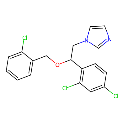 Chemical structure of Miconazole Impurity I (Freebase)