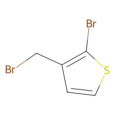 Chemical structure of 2-Bromo-3-thenyl Bromide