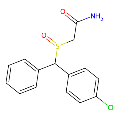 Chemical structure of P-Chloro Modafinil