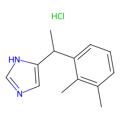 Chemical structure of Medetomidine Hydrochloride