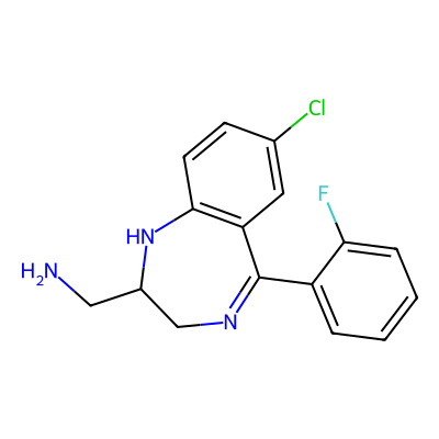 Chemical structure of Midazolam Impurity E