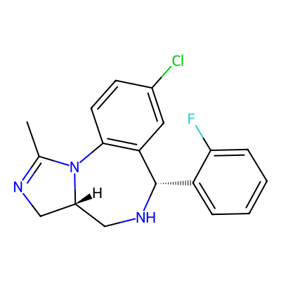 Chemical structure of Midazolam Impurity G