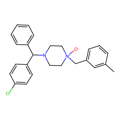 Chemical structure of Meclizine N-Oxide