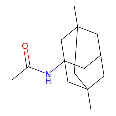 Chemical structure of Memantine Acetyl Impurity