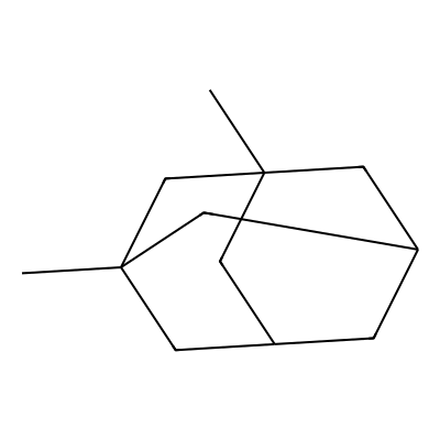 Chemical structure of 1,3-Dimethyladamantane
