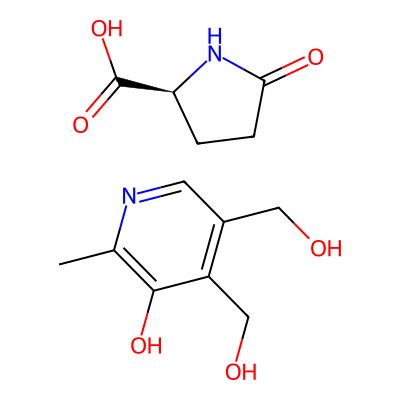 Chemical structure of Metadoxine