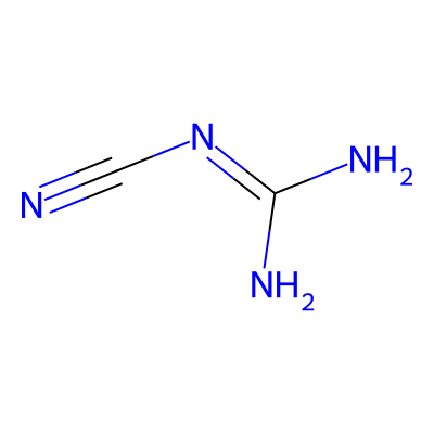 Chemical structure of Metformin EP Impurity A