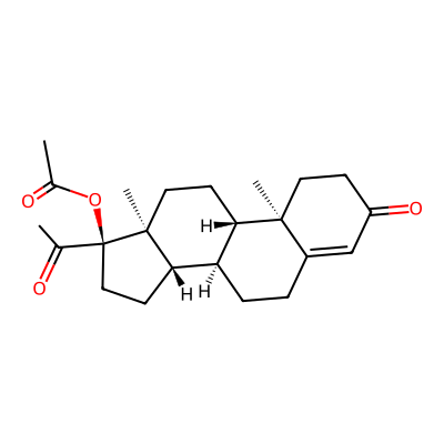 Chemical structure of Medroxyprogesterone Acetate Impurity H