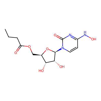 Chemical structure of N-Butyl Molnupiravir