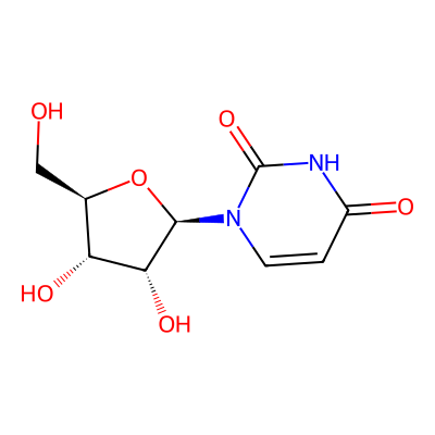 Chemical structure of Uridine