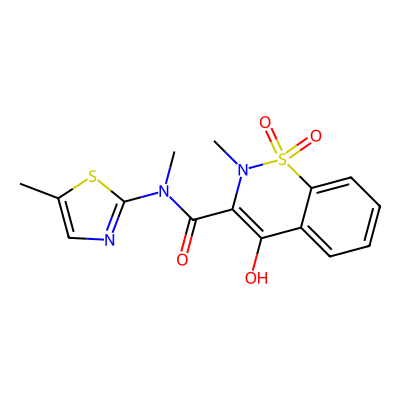 Chemical structure of Meloxicam Impurity C